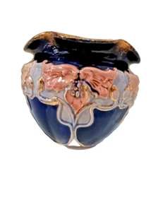 Beautiful antique art nouveau Blythe glazed pottery planter, circa 1900 - Picture 1 of 9