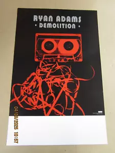 RYAN ADAMS Demolition Promo Poster New! Unused! 2002 Lost Highway UMG Recordings - Picture 1 of 2
