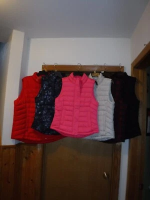 Chalecos acolchados más cálidos para mujer, XXL, L, M, S, GAP, cremallera completa, 2 bolsillos laterales nuevos con etiquetas Foto 1 de 4