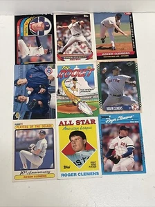 ROGER CLEMENS Baseball Card Lot of 9 cards BOSTON RED SOX 3 - Picture 1 of 19