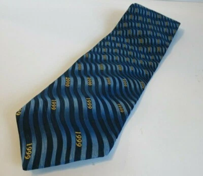 Gravata de seda New Millennium United States Historic Society 2000-2005 - Imagem 1 de 4