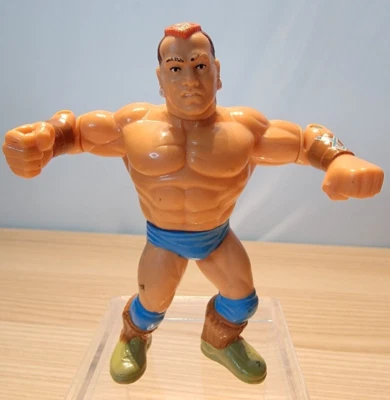Figura Tatanka 1991 vintage Titan Sports Mattel WWF WWE WCW Foto 1 de 4