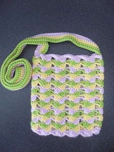 Girls crochet handbag with(out) embellishment Frozen/Cinderella/My Little Pony 5 - Picture 1 of 7