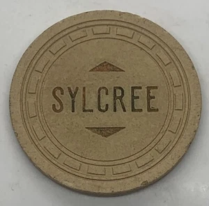 Sylcree Club Five Points Georgia Poker Chip illegal Casino rechte Form schließen 1958 - Bild 1 von 2