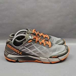 Merrell Bare Access Flex Mens Trail Running Shoes 9 Gray Minimalist Barefoot - Picture 1 of 11