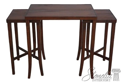 L64535EC: JONATHAN CHARLES Mesas anidadoras de nogal envejecido en el campo ~ NUEVO Foto 1 de 4