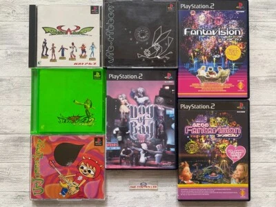 SONY PS 1 2 Bust A Move 1 2 & Um Jammer & vib-ribbon & Dog of Bay & Fantavision - Image 1 of 4