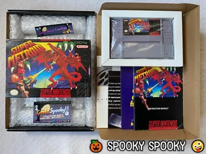Super Metroid SNES - NTSC-U/C USA VGC CIB - High Quality Packing - Tracked - Bild 1 von 24