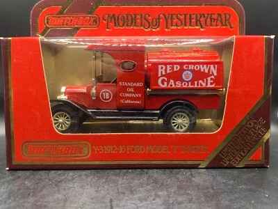 Matchbox Yesteryear Y-3 1912 Ford Model 'T' Tanker (England) red - Image 1 of 2