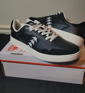 ZAPATILLAS NEGRAS INFORMALES KAPPA PARA HOMBRE FRESCAS 222 BANDA BARNEL 7 TALLA 9,5 NUEVAS EN CAJA - Imagen 1 de 10