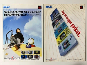 SNK Neo Geo Bolsillo Color Catálogo Flyer Set Japón - Imagen 1 de 15