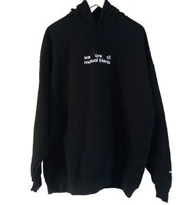 Black Unisex Hoodie Size 2XL Front Dual Pocket by Mutual Friends Long Sleeves - Picture 1 of 9