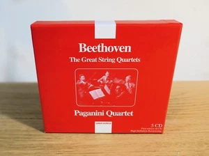Beethoven The Great String Quartets Paganini Quartet 5 CD Box Set *LIKE NEW* - Picture 1 of 5