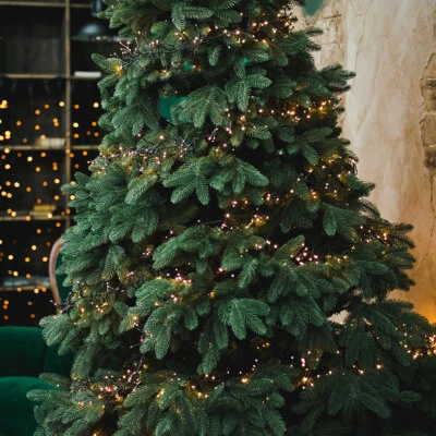 Lichterkette Außenleuchte Weihnachtsdeko 200x LED Party 8 Modi Weihnachtsbaum - Bild 1 von 4