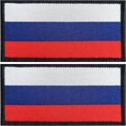 6Pcs Flag Mexico Square Patches Russian Jacket  With Russian Flag