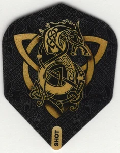 VIKING WOLF Dart Flights: 3 per set - Picture 1 of 4