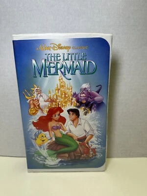 The Little Mermaid (VHS, 1989) оригинальная запрещенная обложка Disney Black Diamond - Изображение 1 из 4