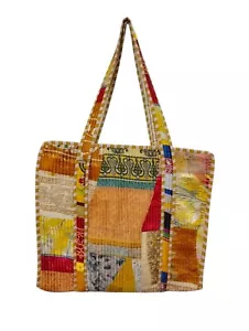 Indian Printed Women Assorted Patchwork Shoulder Totebags shopping beach Bags. - Picture 1 of 4