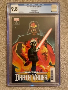 Star Wars Darth Vader # 1 , CGC 9.8 , Ltd 1:100 Variant , Michael Del Mundo ! - Picture 1 of 10