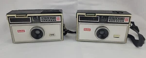 Kodak Instamatic 104 and 100 lot of (2) VINTAGE Camera - Untested - NICE!!! - Picture 1 of 9