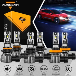 6x AUXBEAM LED Faro Luz antiniebla de haz alto bajo para Mitsubishi Lancer 2008-2017 - Imagen 1 de 12