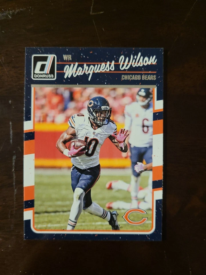 2016 Donruss Marquess Wilson #53 Chicago Bears Panini - Image 1 of 1