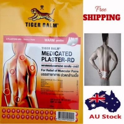 Tiger Balm Pain Relief Patches - Warm - 14 Pack - 28 Patch - 14*10 CM -FAST POST - image 1 of 4