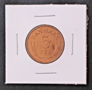 Denmark 1963 5 Øre King Frederik IX Coin Circulated - Picture 1 of 2