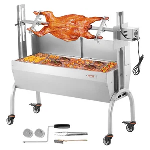 VEVOR Lammgrill Spanferkelgrill Spießbratengrill 52W 90kg Windschutzscheibe - Bild 1 von 12