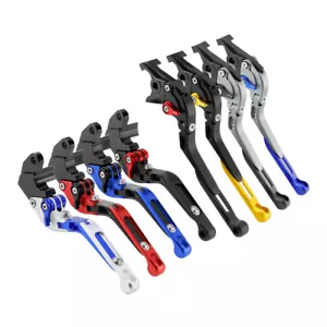 CNC Folding Extendable Brake Clutch Lever For SUZUKI SV650/S SV650X RV200 VanVan - Foto 1 di 33