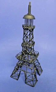 Eiffel Tower Paris Metal Black Figurine Sculpture 12" Tall EC - Picture 1 of 7