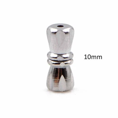 10pcs screw clasps stainless steel screw clasps with safe snap lockR..X - Image 1 of 4