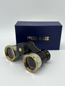 OPERA GLASSES GLASS THEATRE BINOCULARS with CASE JAPAN - Picture 1 of 4