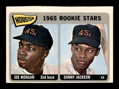 1965 Topps #16 Joe Morgan/Sonny Jackson estrellas novatas en muy buen estado X3176271 Foto 1 de 2