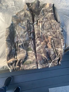 Drake Waterfowl DW1600-015-1 MX5 Camo Fleece Vest  XL - Great Condition! - Picture 1 of 5