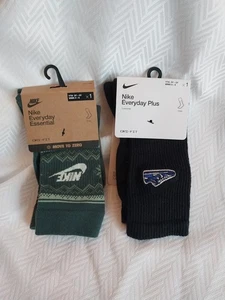 Nike Crew Socks 2 Pairs Dri-fit Everyday Plus & Essential Sneakers YOUTH 3Y-5Y - Picture 1 of 5