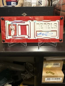 2022 Matt Corral National Treasures RPA Booklet #04/25 “Rebels” - Picture 1 of 16