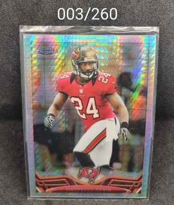 2013 TOPPS CHROME 003/260 REFRACTOR DARRELLE REVIS #160. BUCCANEERS - image 1 of 2