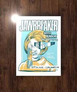 Jawbreaker September 20th 2023 Cincinnati Ohio LTD AP Show Concert Poster - Picture 1 of 1
