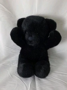Dakin Cuddles Black Teddy Bear Vintage 1979 Plush 15” Stuffed Animal - Picture 1 of 5