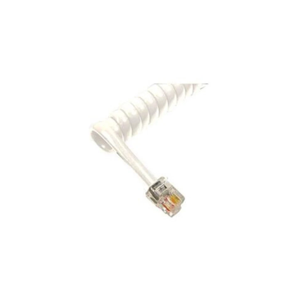 International Connectors and Cable Corp. GCHA444025FWH Telephone Handset Cord - Image 1 of 1