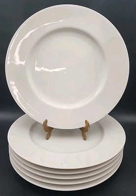 6-Pier 1 New Essentials Classic White Porcelain 13" Chop Plates/Platters NEW - Image 1 of 4