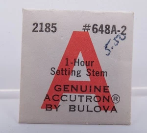NOS - Bulova Accutron Astronaut Mark II Repair Part 648A-2 Standard Hour Stem - Picture 1 of 2