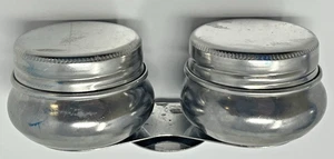 Zwei (2) - Edelstahl Palettenbecher mit Deckel - große Dipper Öffnung Ölfarbe Topf - Bild 1 von 6