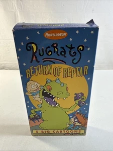 Rugrats: Return of Reptar (1997) VHS – Orange Tape – 5 Big Cartoons Nickelodeon  - Picture 1 of 9