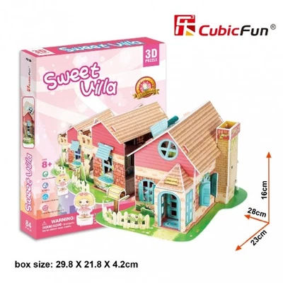 CubicFun 3D Puzzle - SWEET VILLA - P615H - Image 1 of 3