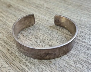 Vintage Sterling Silver 925 Italy PR Export Cuff Bracelet  - Picture 1 of 8