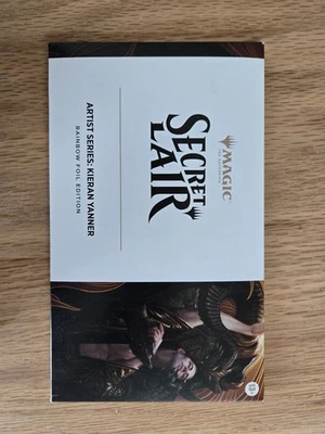 MTG Secret Lair Artist Series: Kieran Yanner Rainbow Foil Edition Sealed In Hand - Image 1 of 2