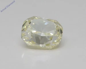 Cushion Loose Diamond (1.75 Ct,fancy Light Yellow Color,vvs2 Clarity) GIA - Picture 1 of 5