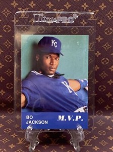 1990 Promo Card MVP #4 Bo Jackson Kansas City Royals MLB 🔥